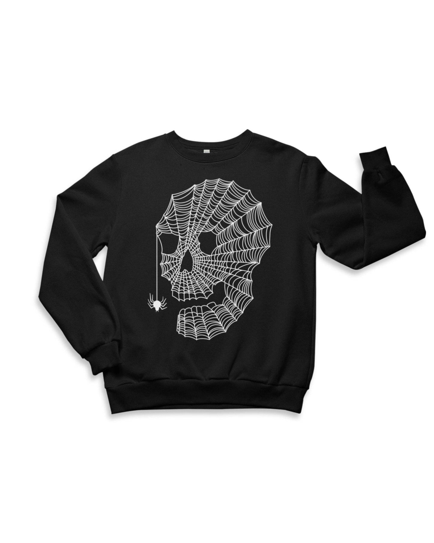 Spiderweb Skull Sweatshirt