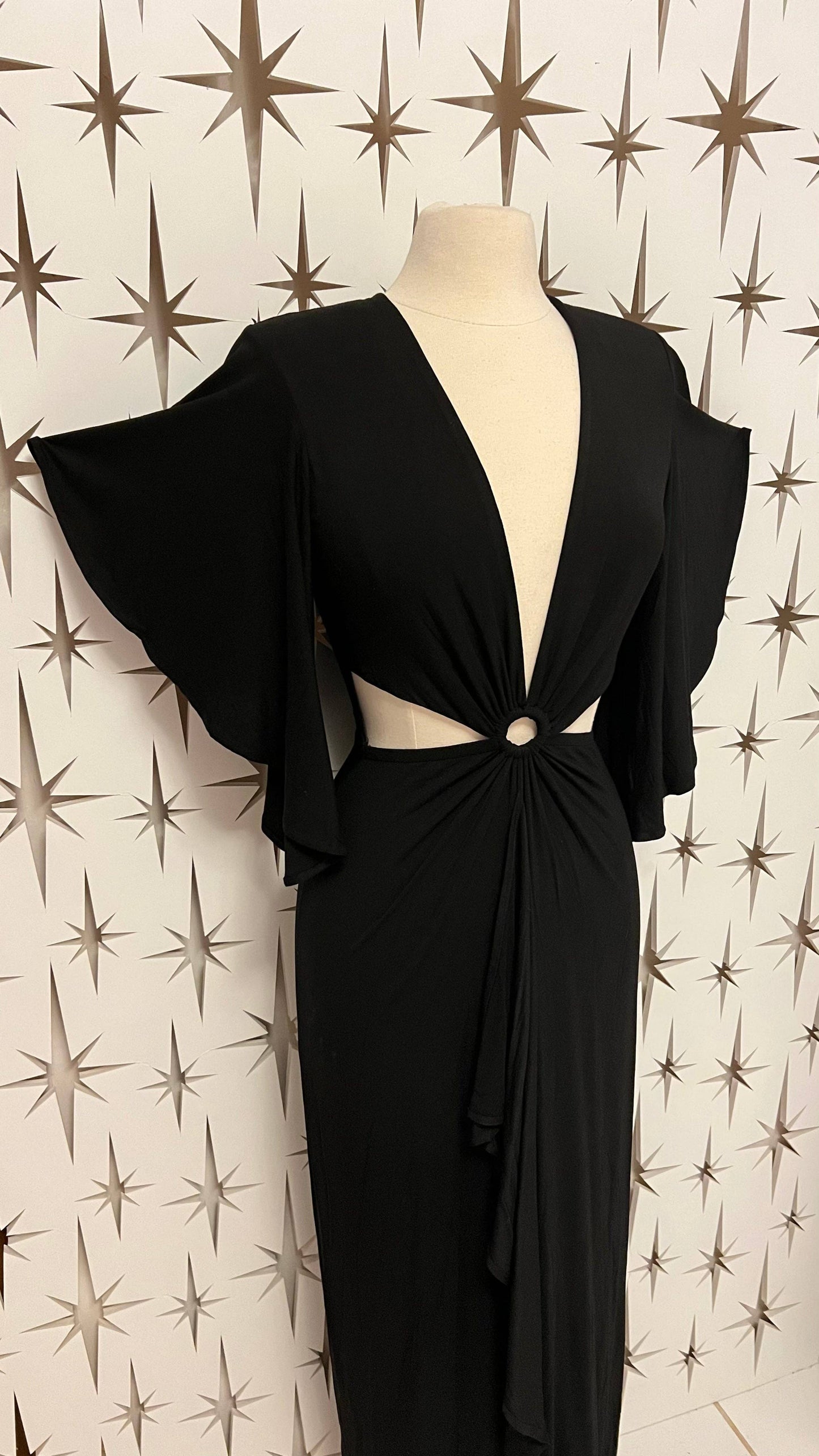 Coco Bongo Plunge Neck Maxi Dress