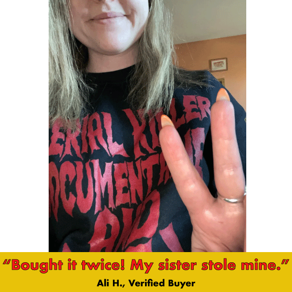 Serial Killer Documentaries Crew Neck Sweatshirt