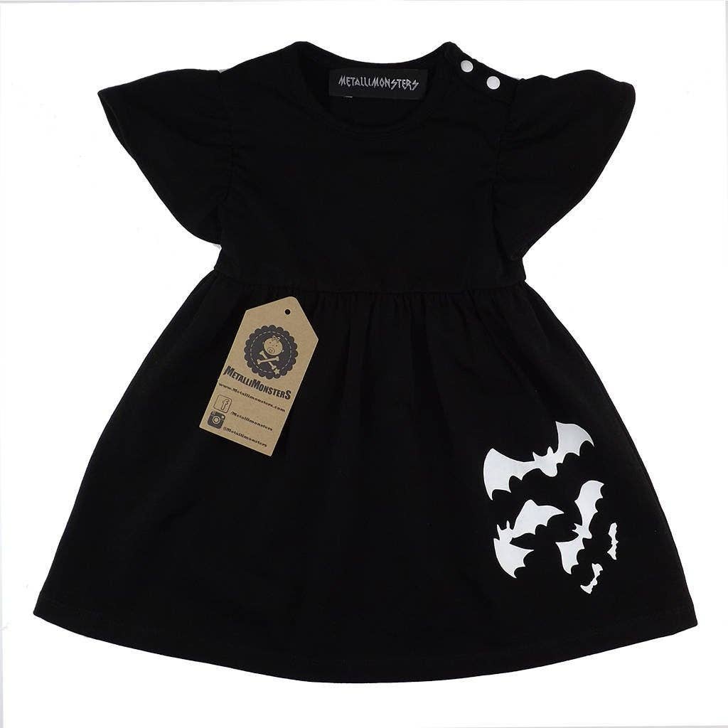 Black Bats Kids Dress