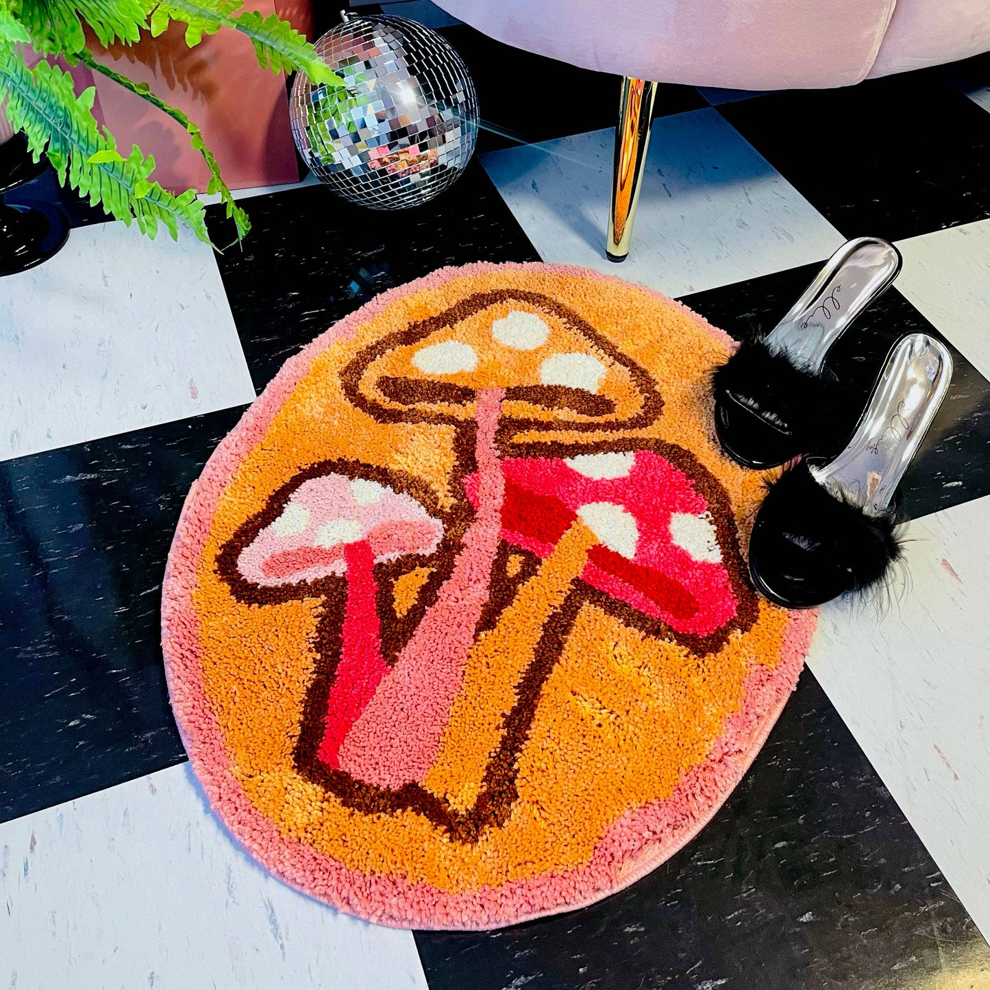 Groovy Mushroom Rug