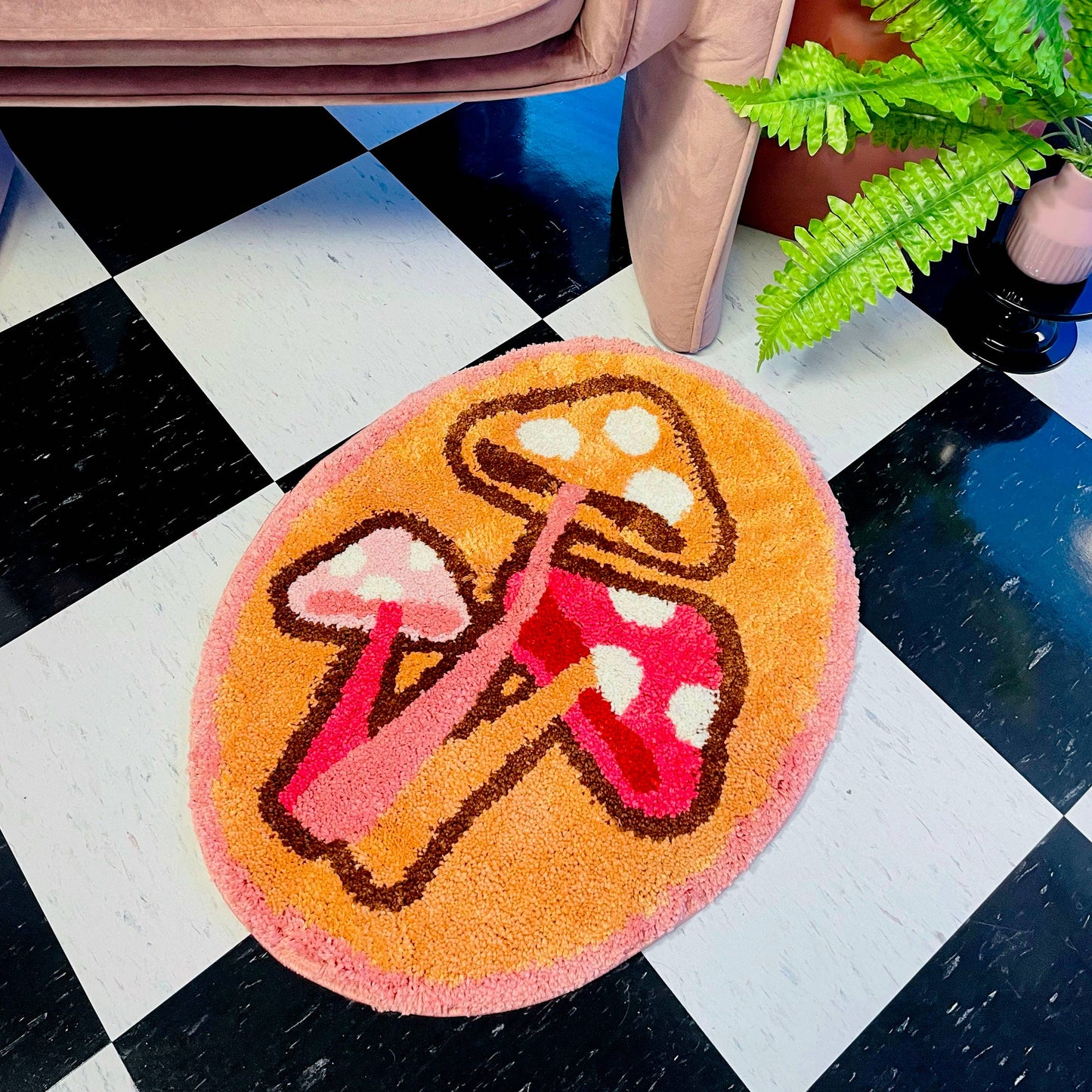 Groovy Mushroom Rug