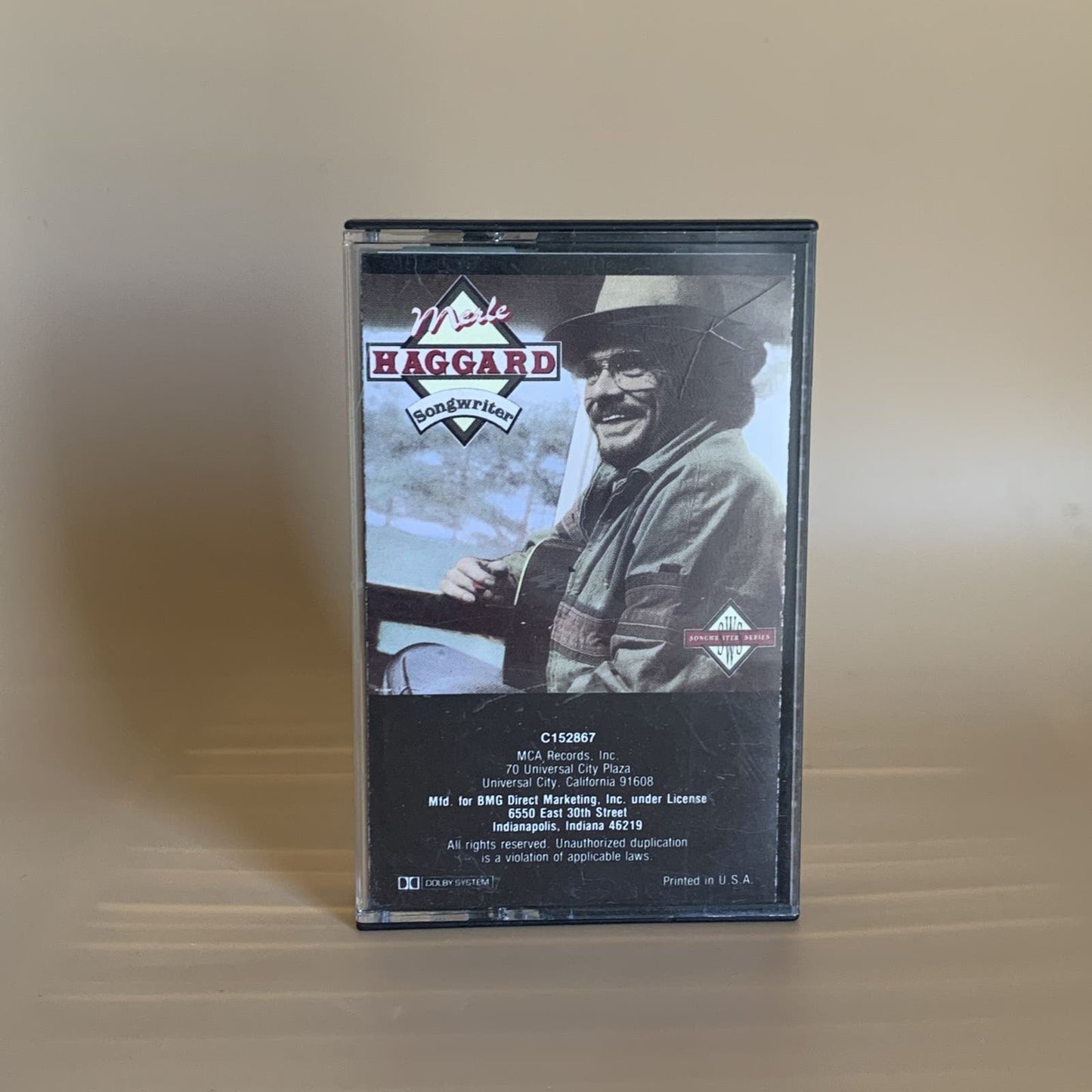 Merle Haggard Songwriter 1986 Cassette Tape