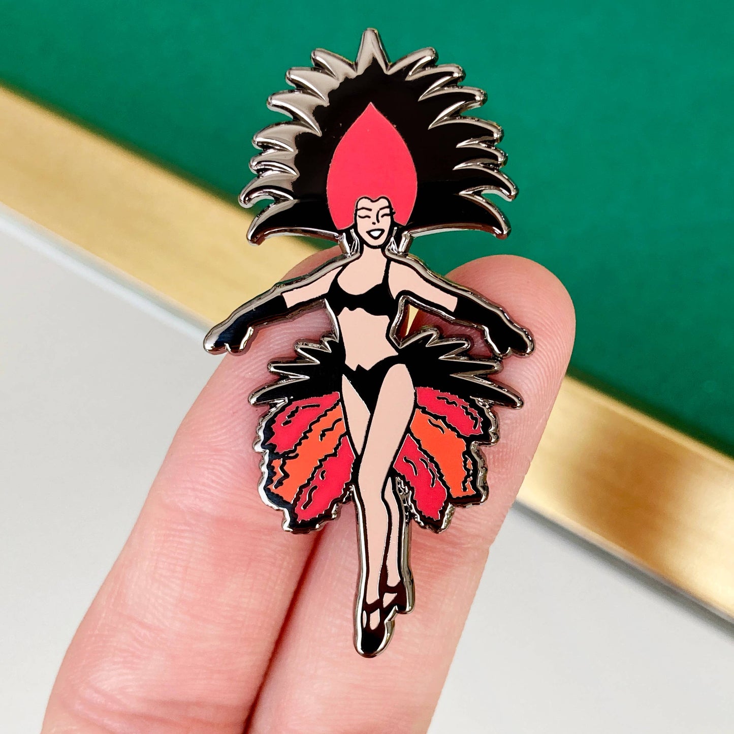Showgirl Enamel Pin