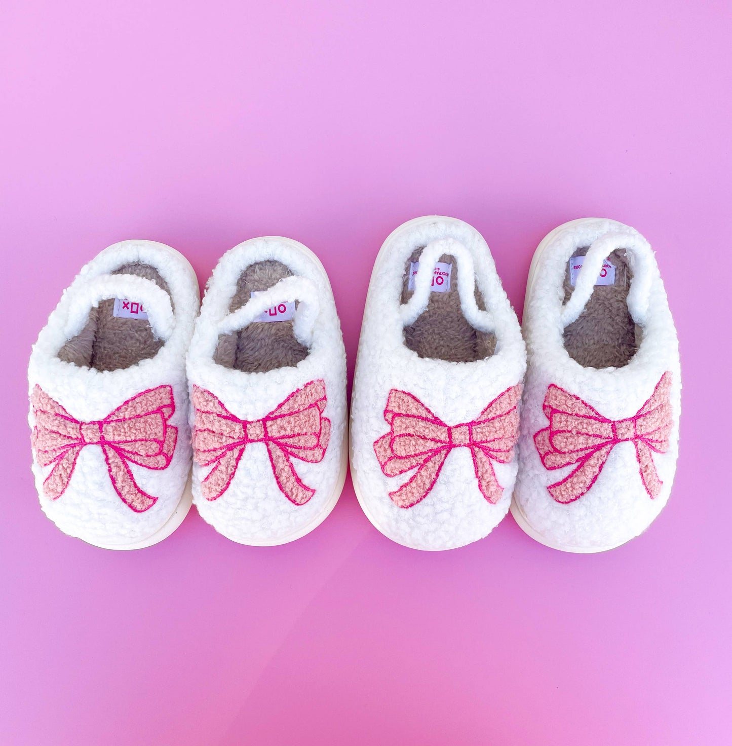 Coquette Bow Slippers Toddler/Kids