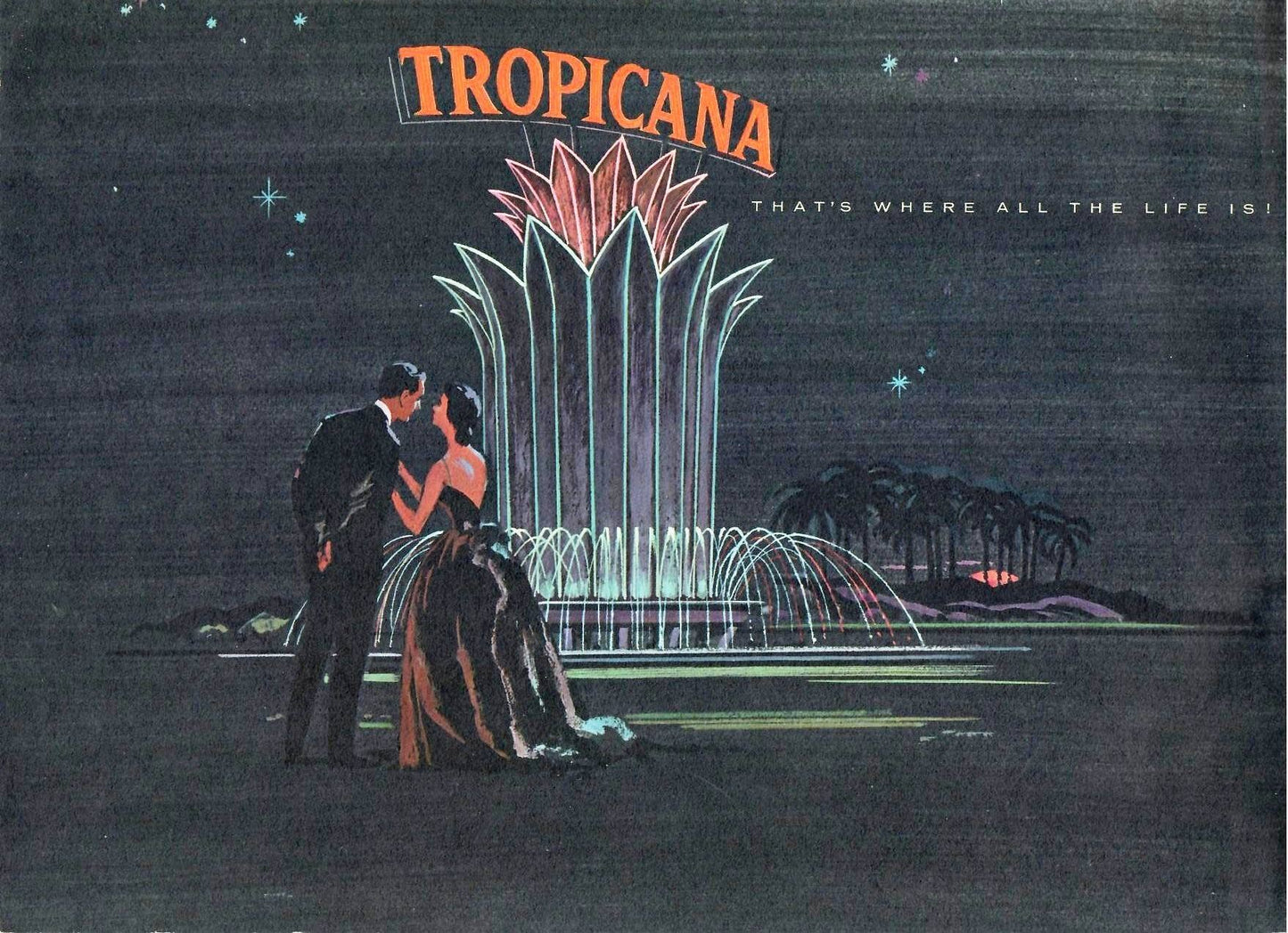 Tropicana Enamel Pin