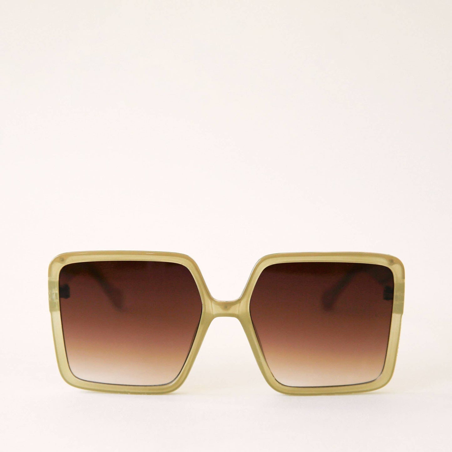 Kelso Olive Green 70s Sunglasses
