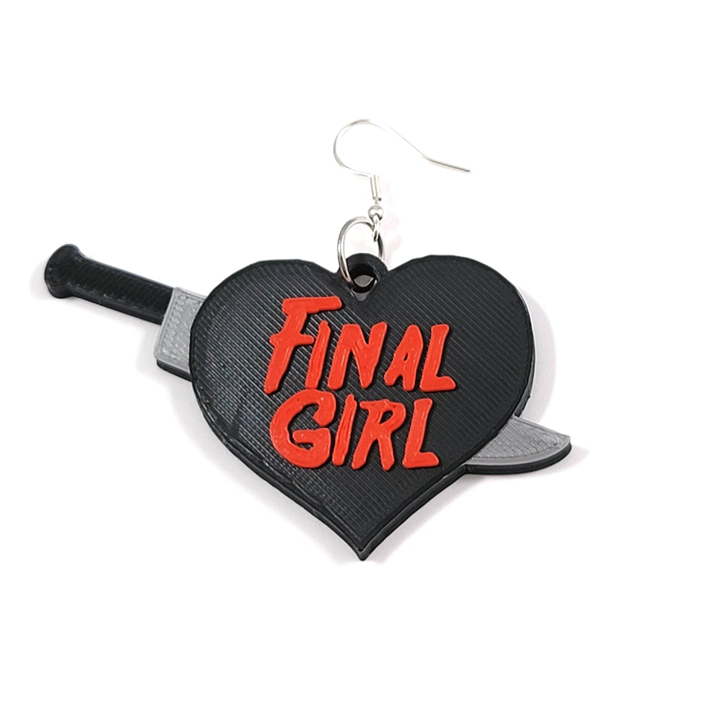Final Girl Horror Movie Statement Earrings