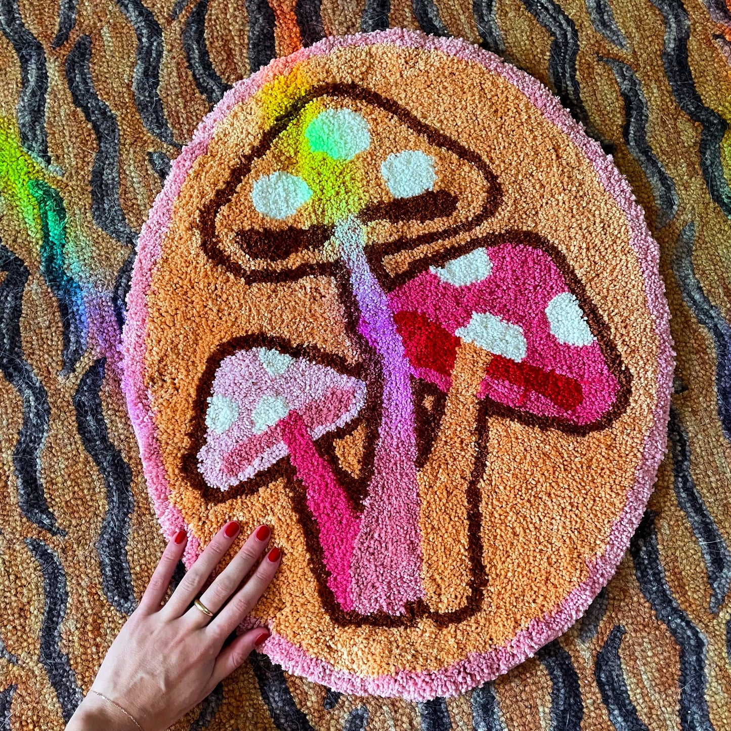 Groovy Mushroom Rug