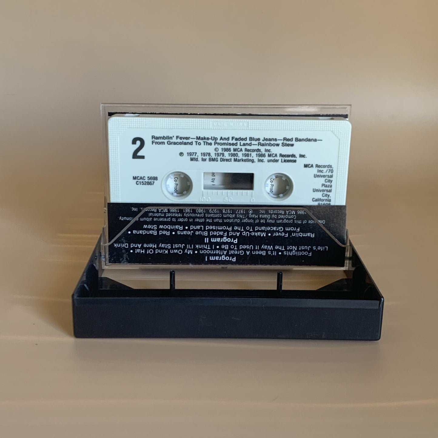 Merle Haggard Songwriter 1986 Cassette Tape
