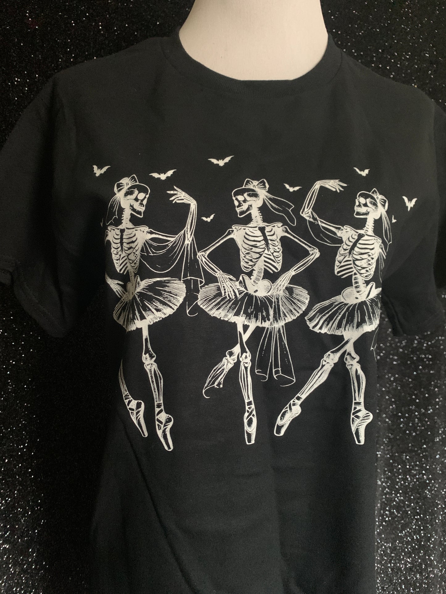 Ballerina Dancing Skeletons Sweatshirt & Shirt