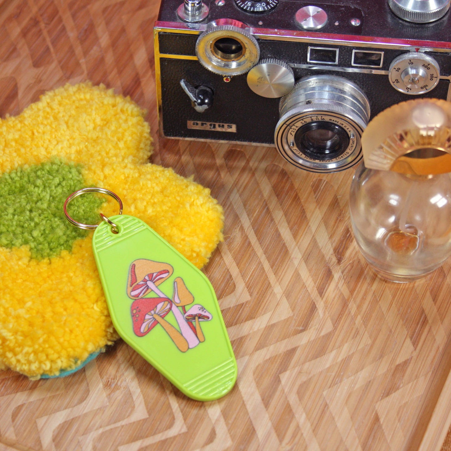 Mushroom Motel Keychain