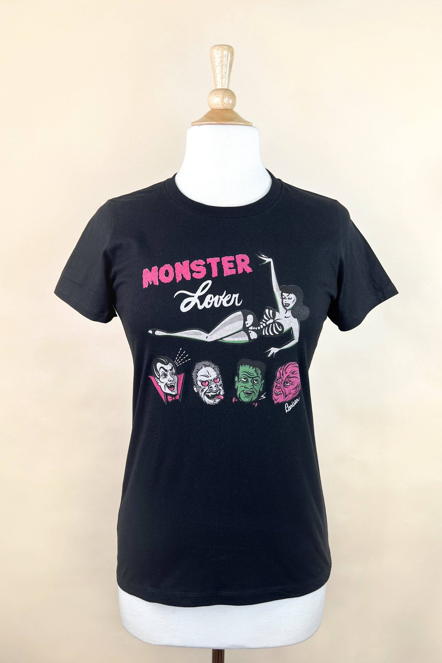 Monster Lover Tee in Black