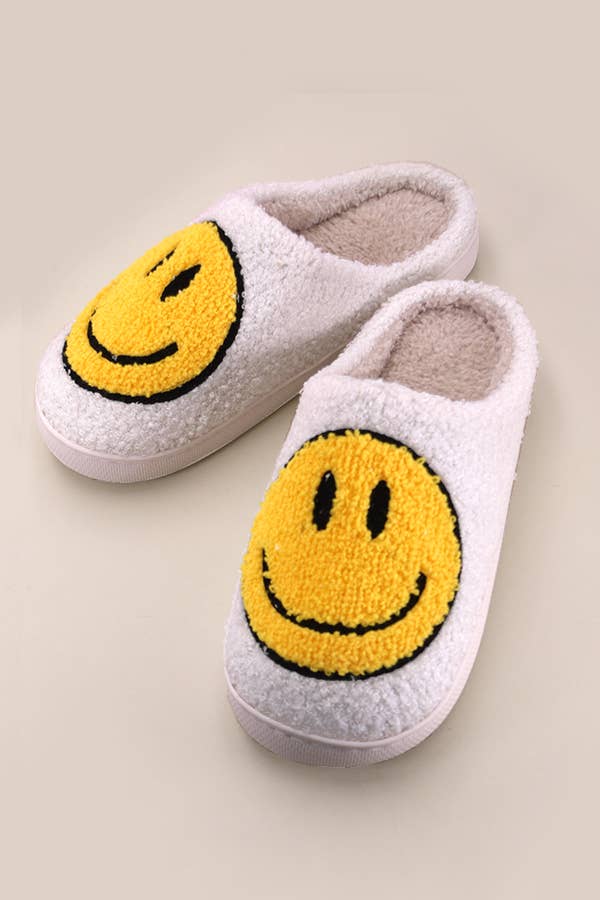 Soft Plush Mushroom Hearts & Rainbow Warm Slippers