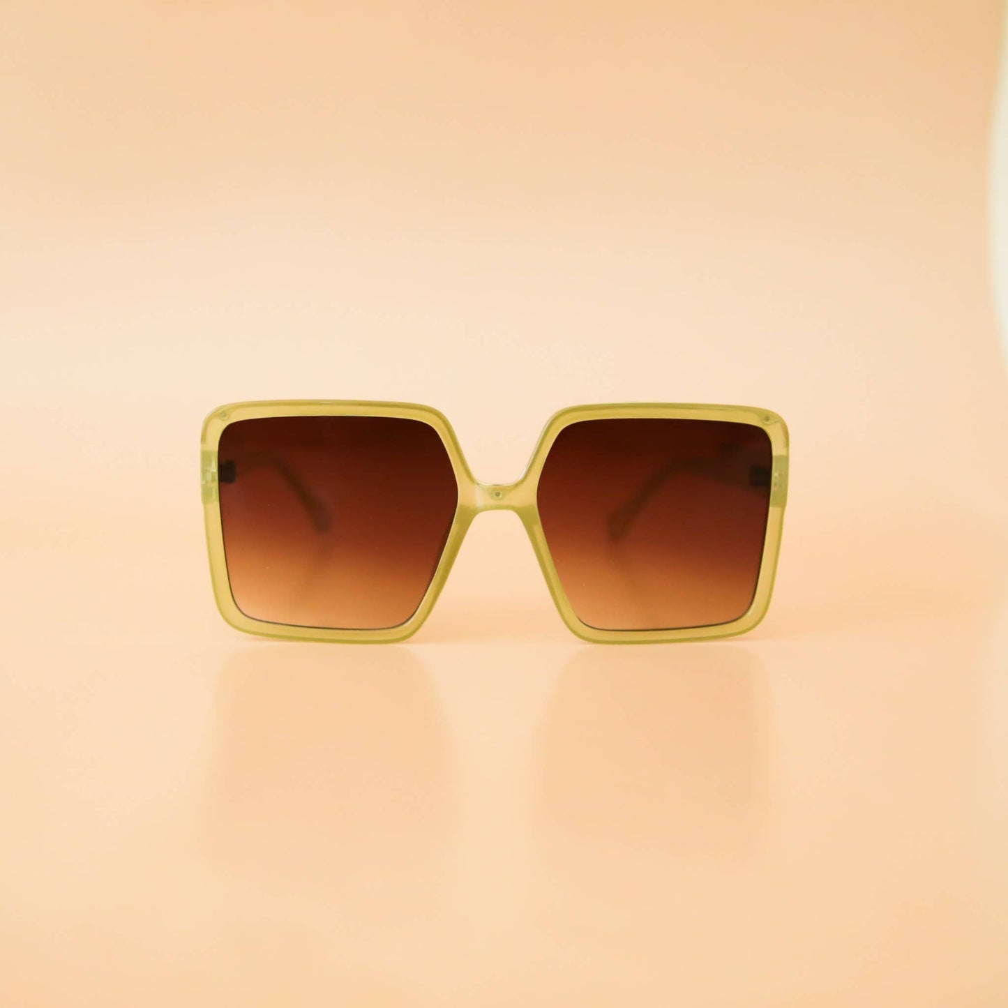 Kelso Olive Green 70s Sunglasses