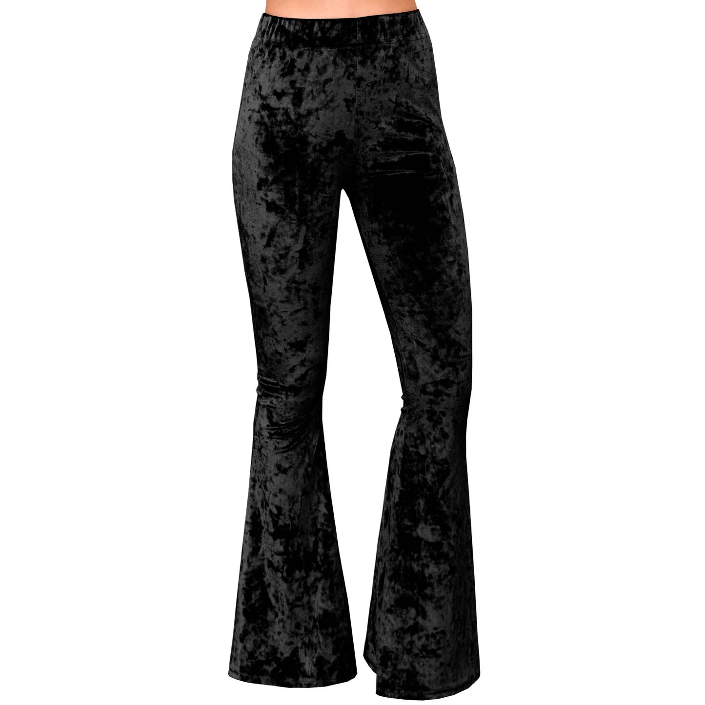 Black Velvet Bell Bottoms