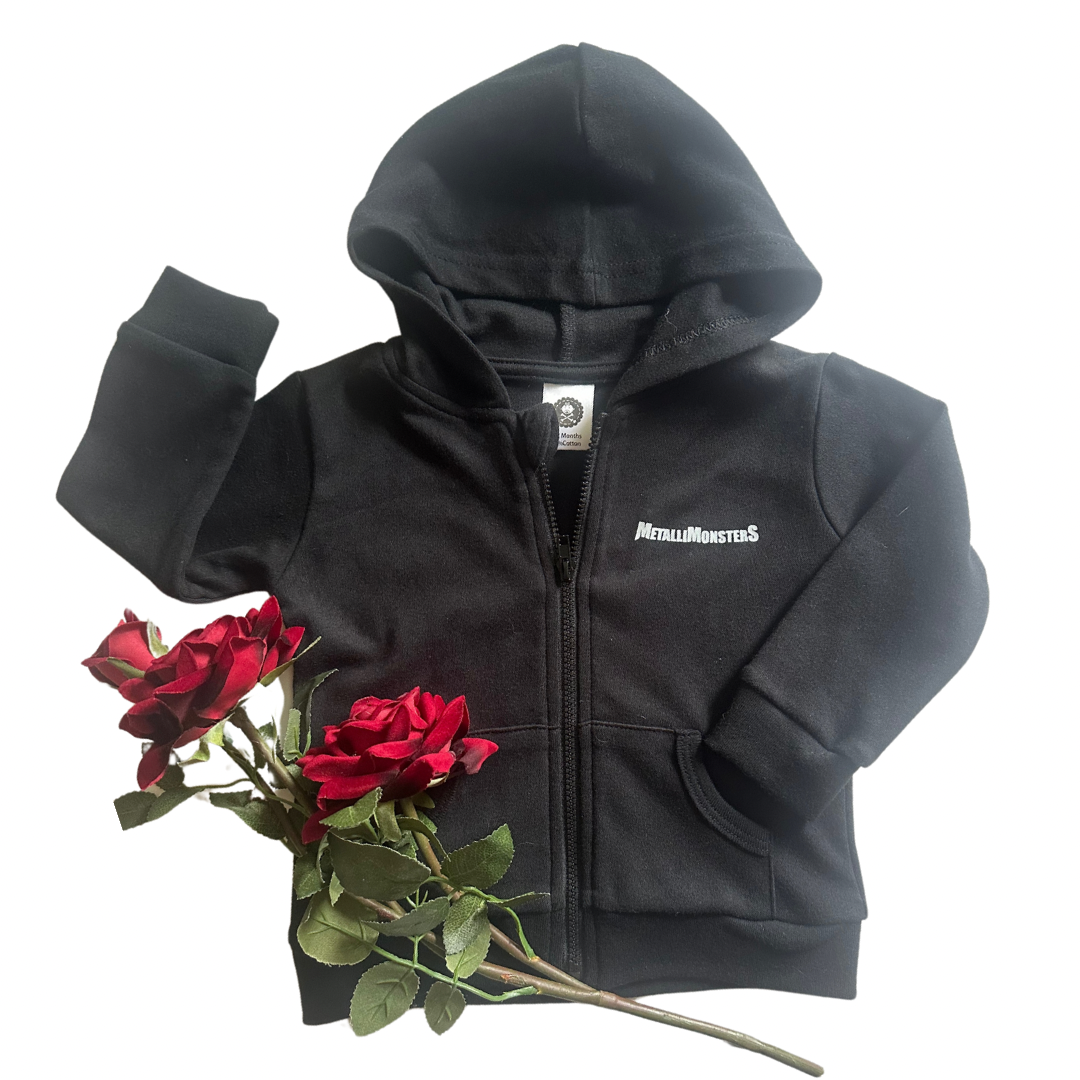 Mama Traditional Tattoo Heart Kids Zip-Up Hoodie