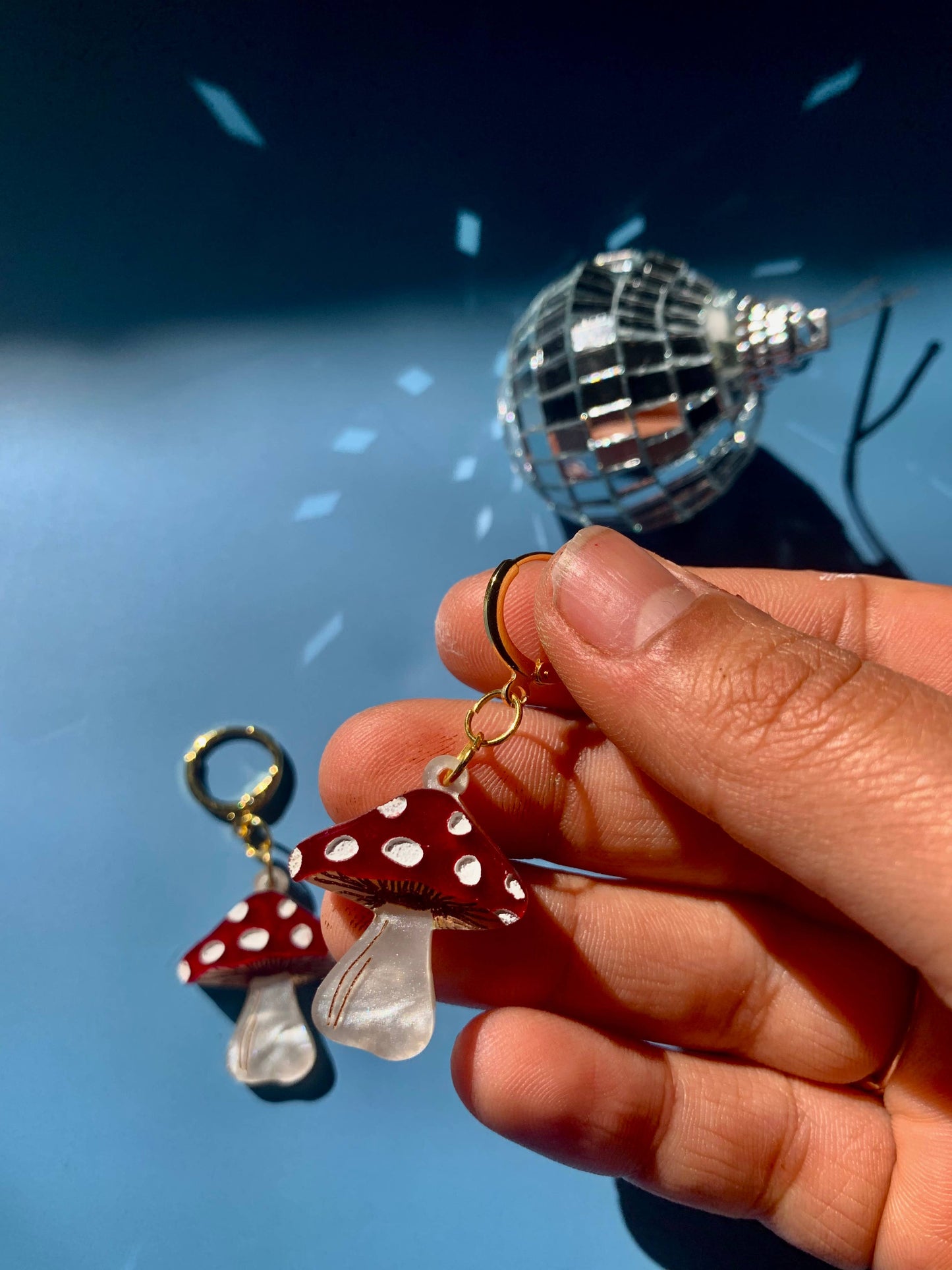 Mini Mushrooms Earrings
