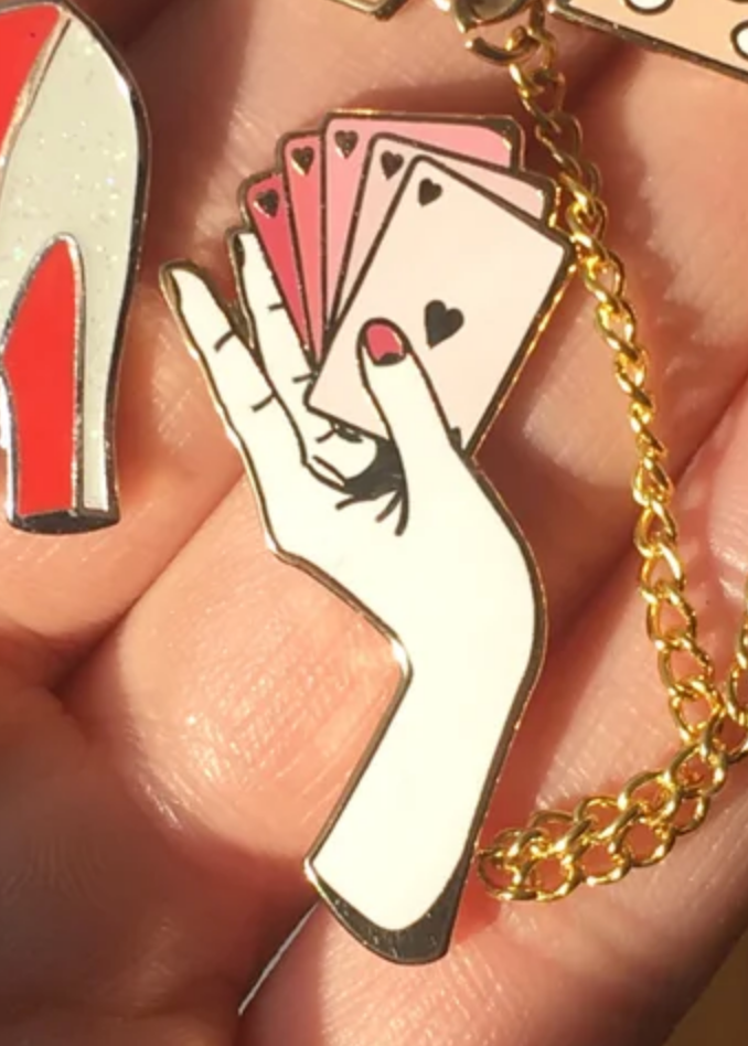 Royal Flush Enamel Pin