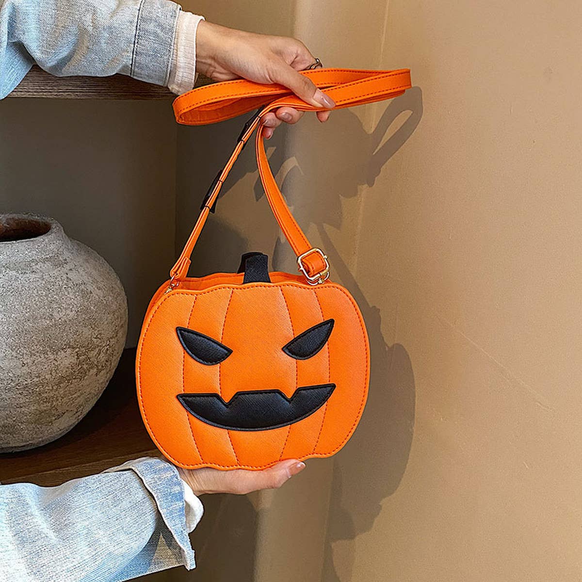 Pumpkin Halloween Shoulder Crossbody Bag