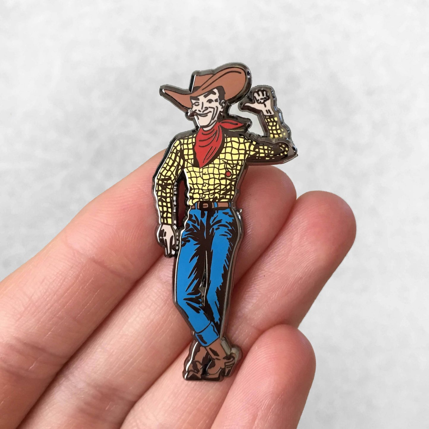 Vegas Vic Enamel Pin