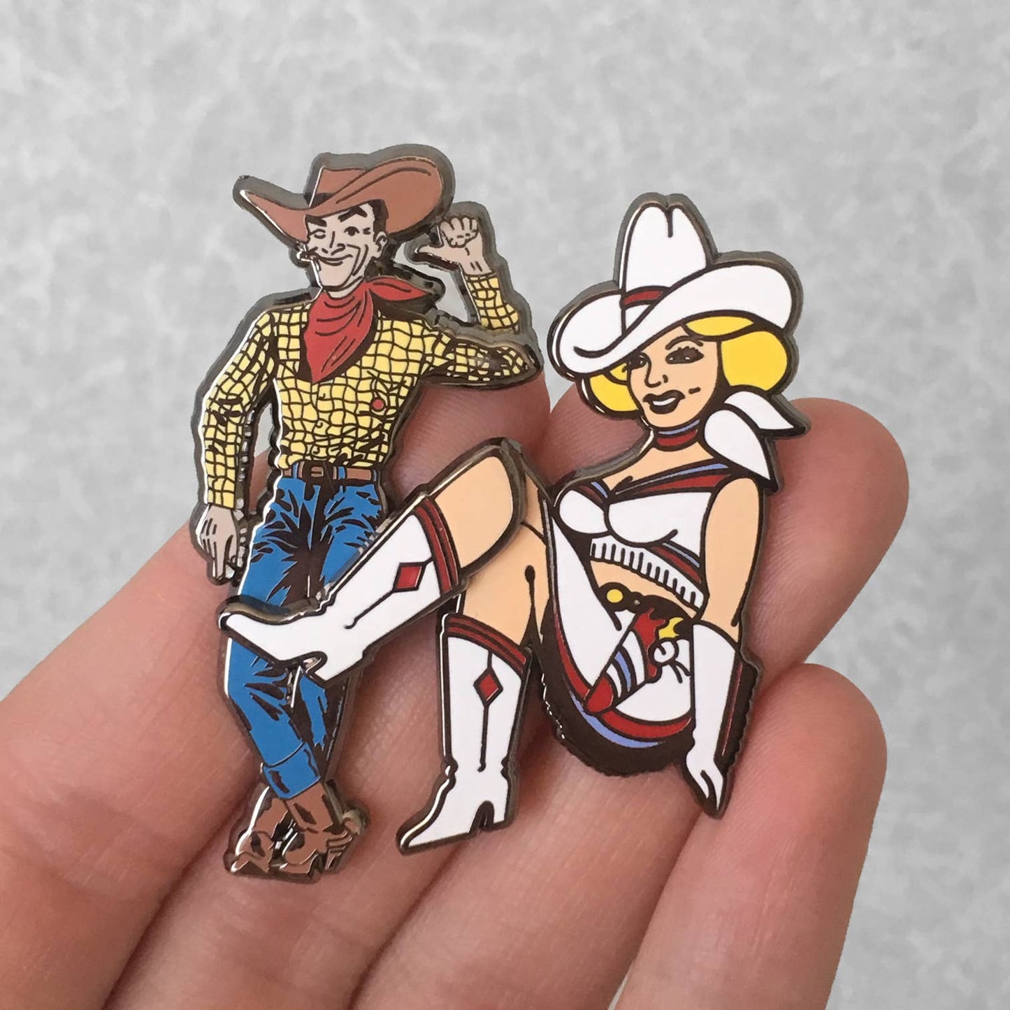 Vegas Vic Enamel Pin