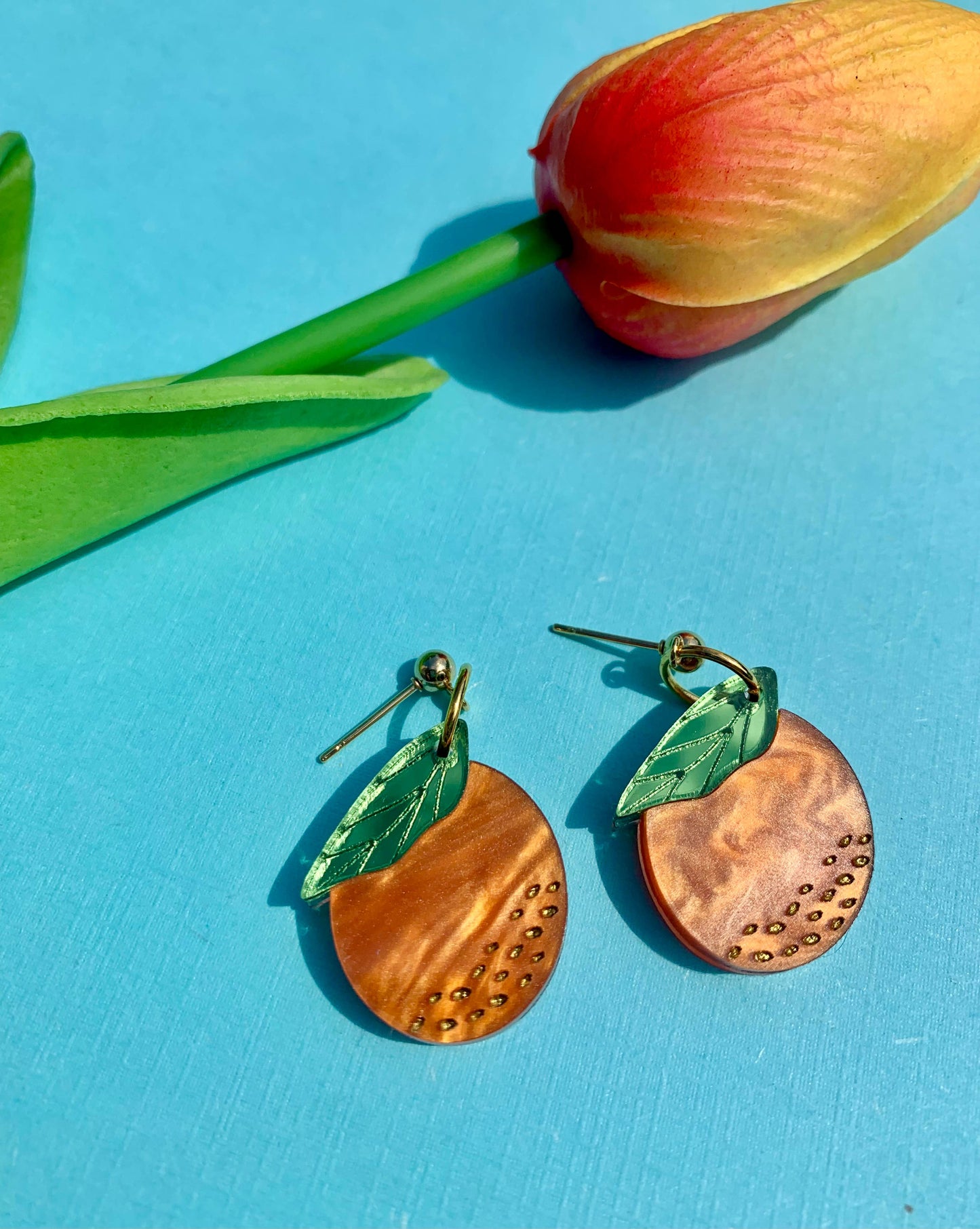 Mini Oranges Earrings