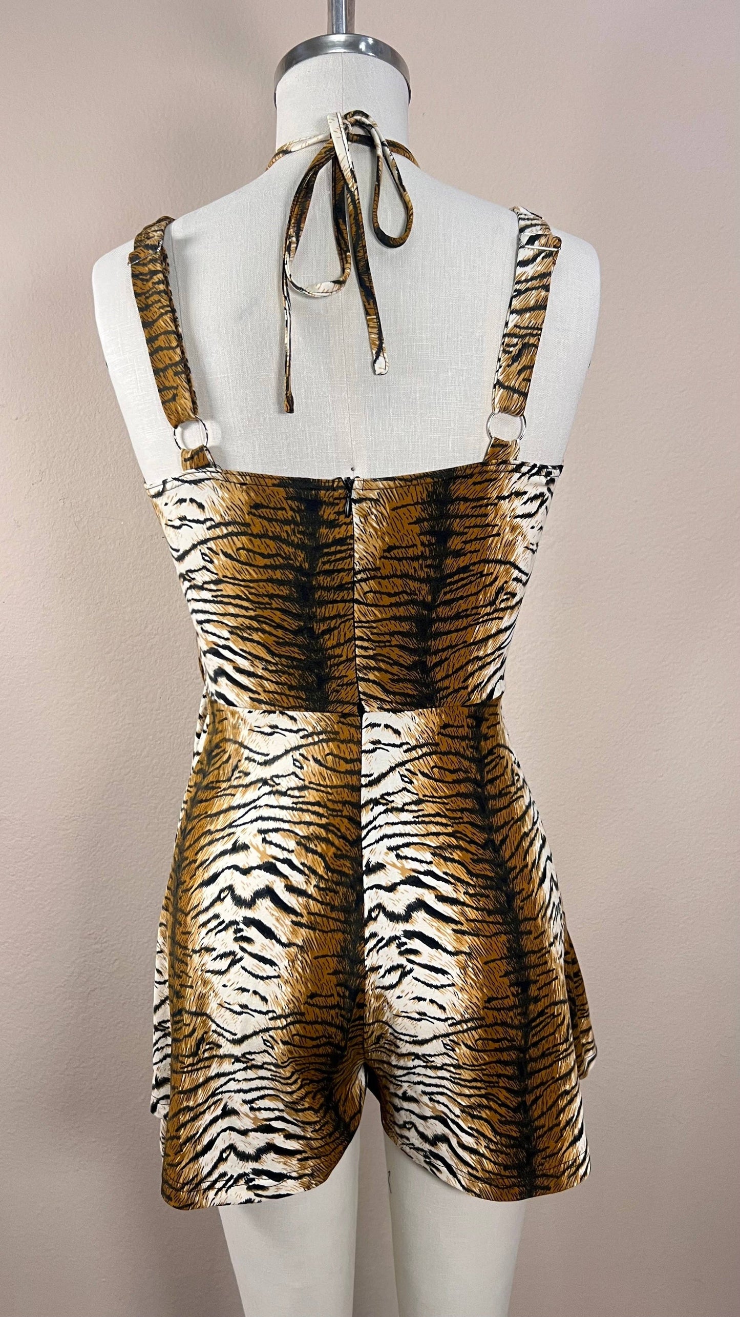 Barbados Baby Romper Skort in Tiger