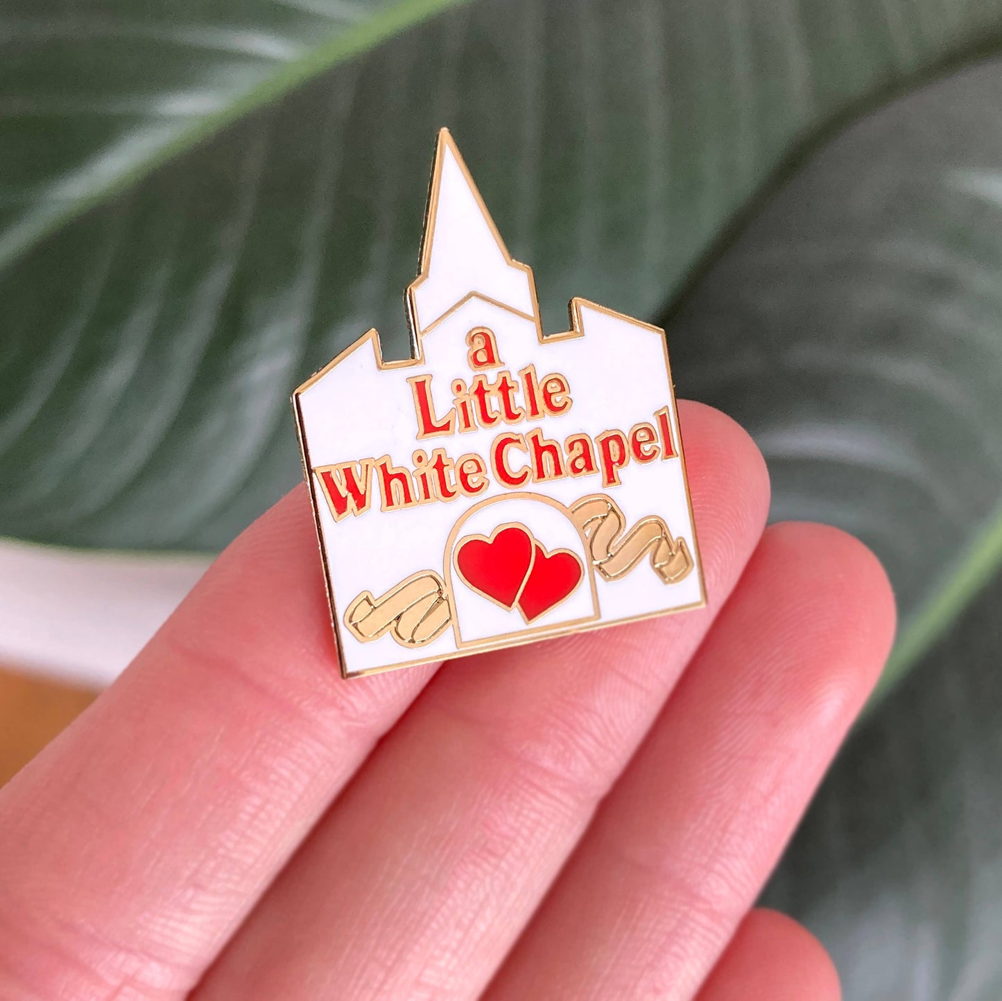 A Little White Chapel Enamel Pin - Homeward Bound Goods