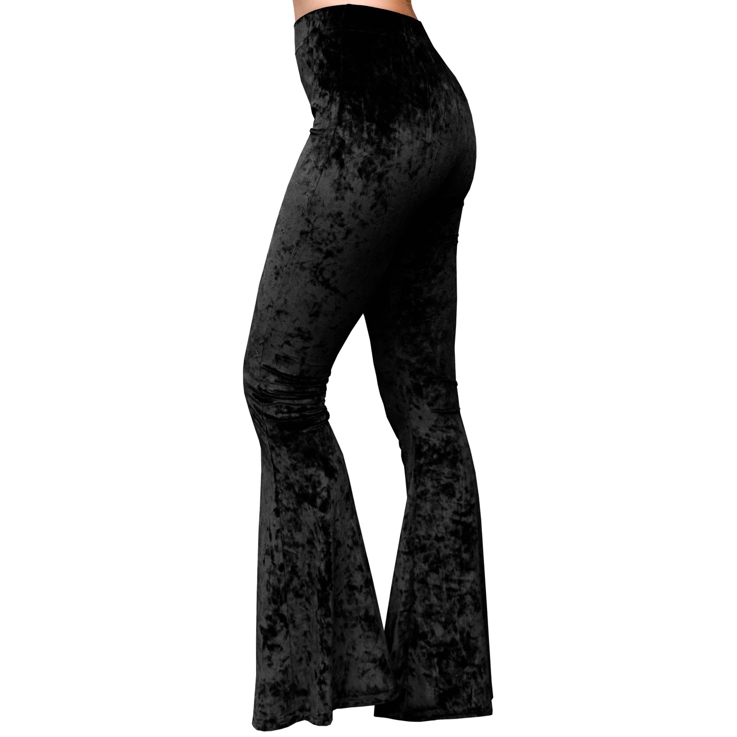 Black Velvet Bell Bottoms