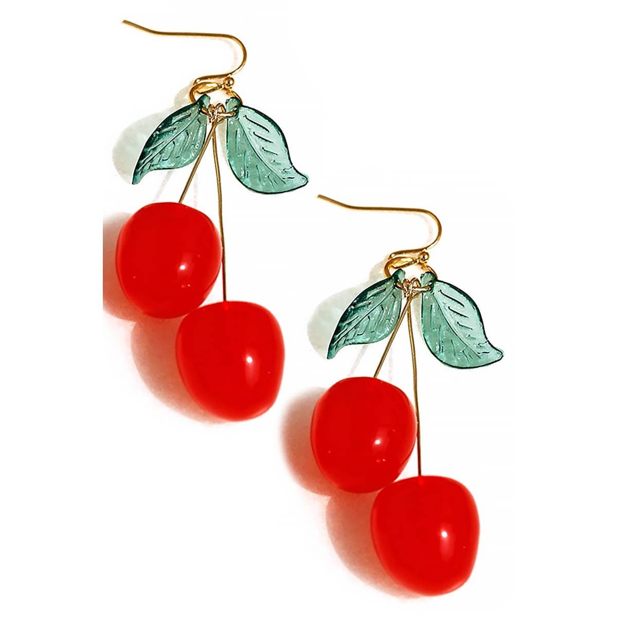 Acrylic Cherry Drop Earrings - Homeward Bound Goods