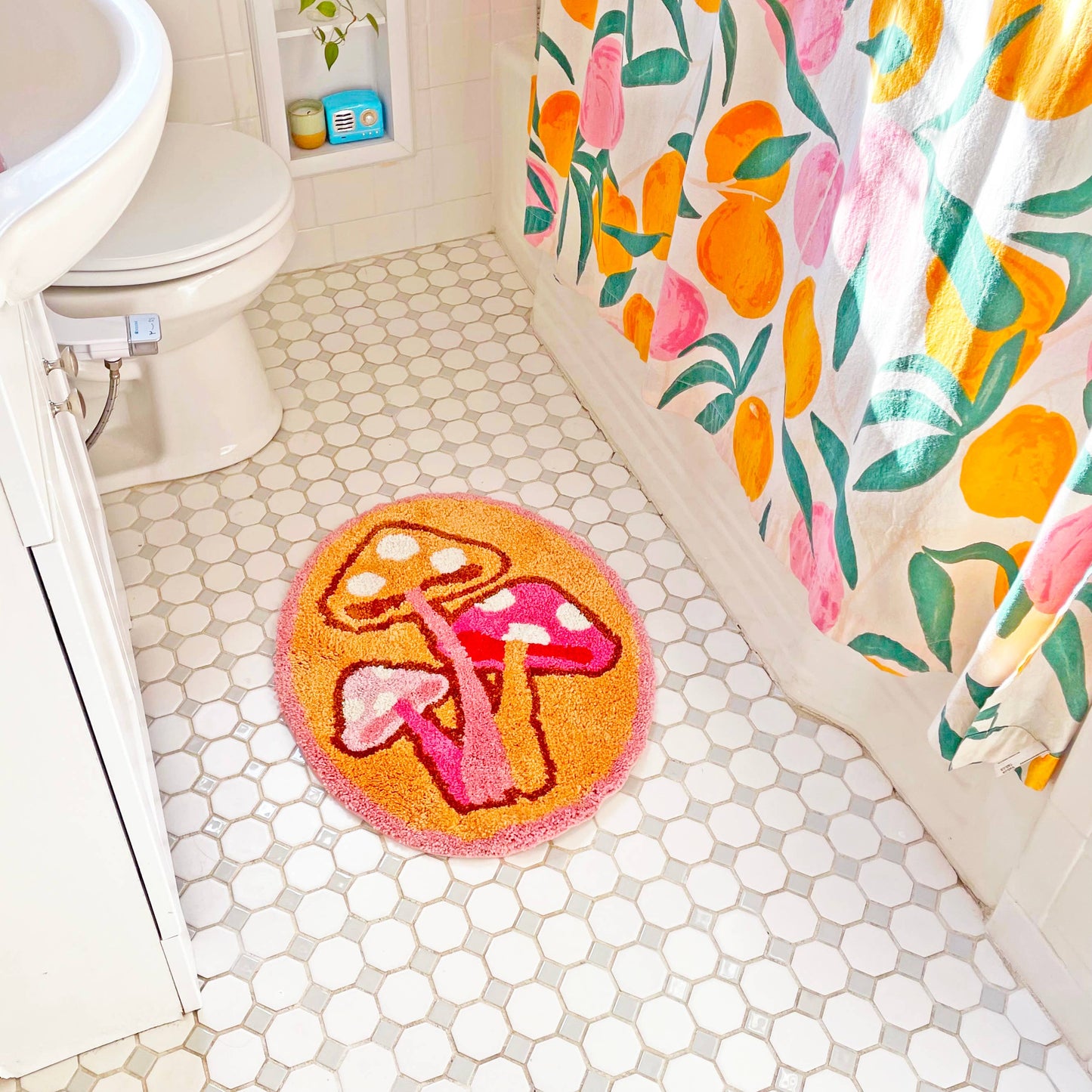 Groovy Mushroom Rug