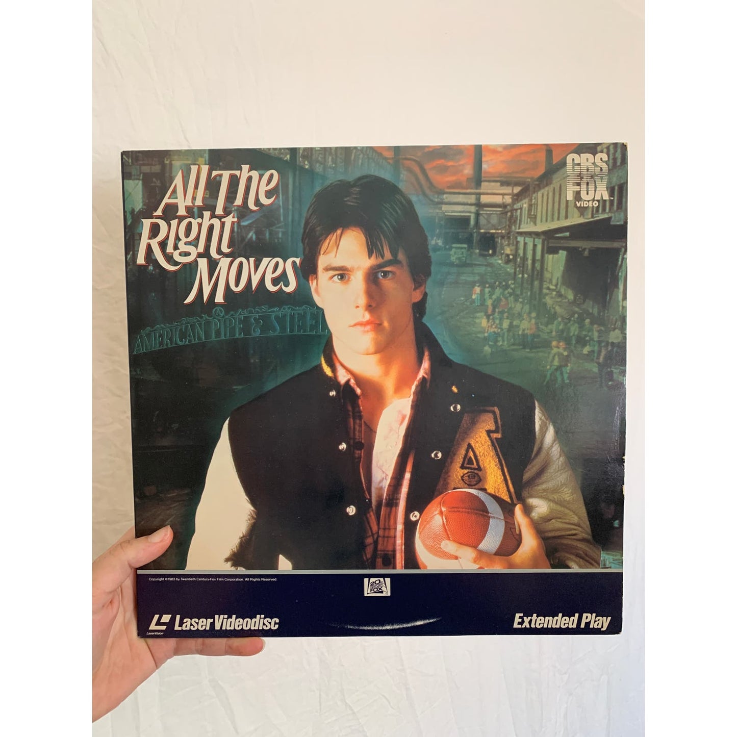 All The Right Moves Tom Cruise Laser Disc Movie 1983 - Homeward Bound Goods