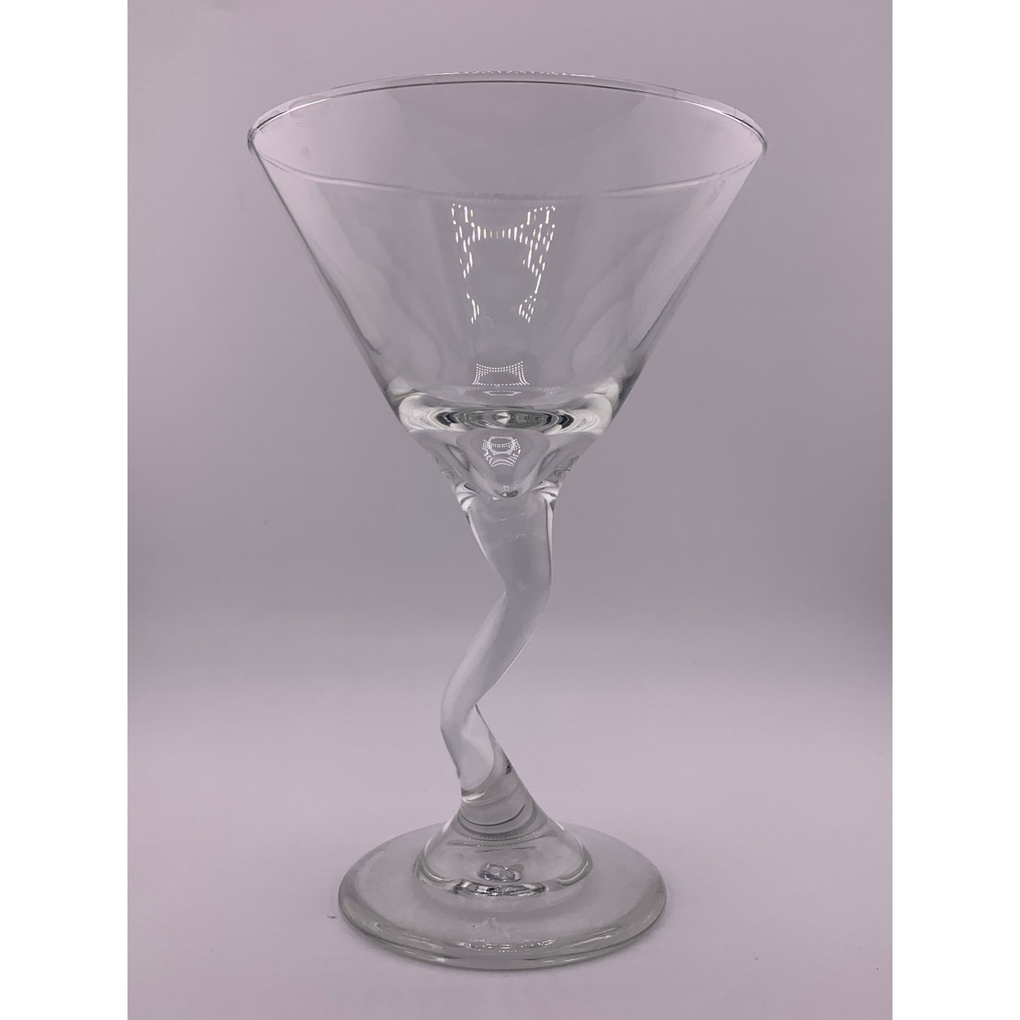 Martini Glasses Zig Zag Stem Set of 4
