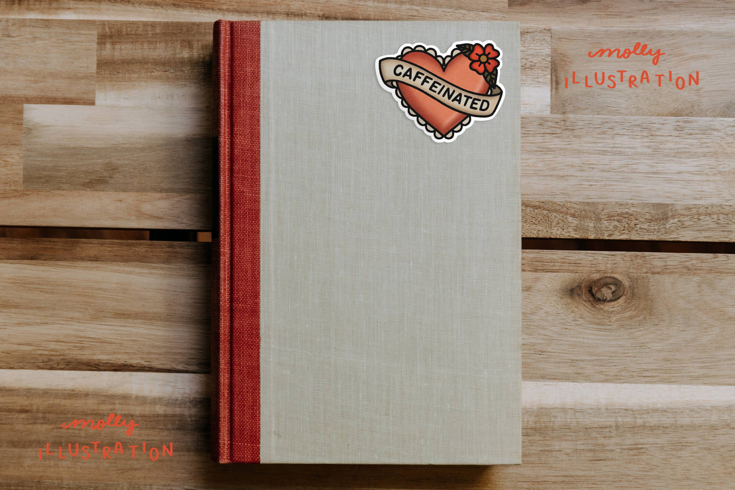 Caffeinated Waterproof Vinyl Sticker - Homeward Bound Goods