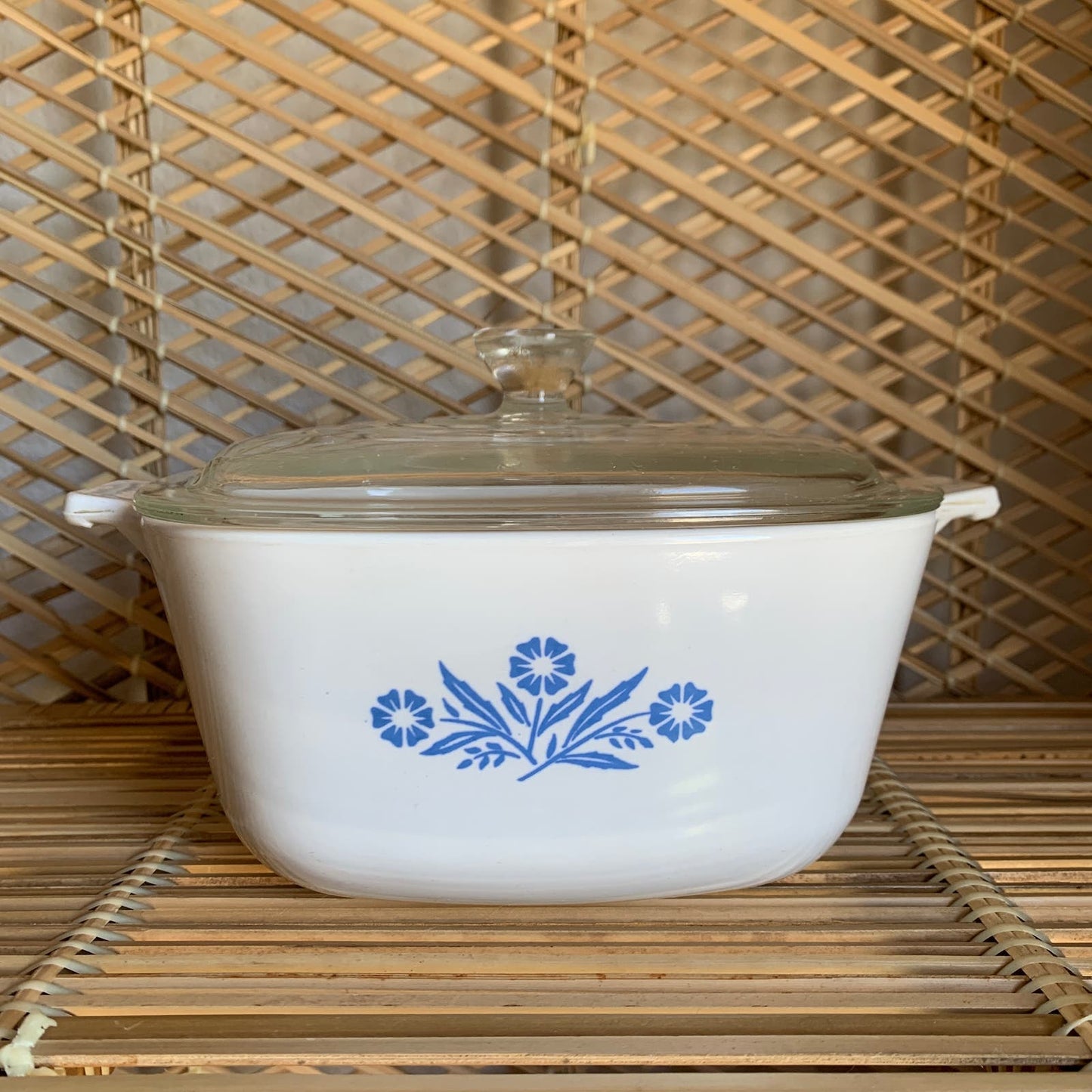 Corning Ware Blue Cornflower Casserole Dish - Homeward Bound Goods