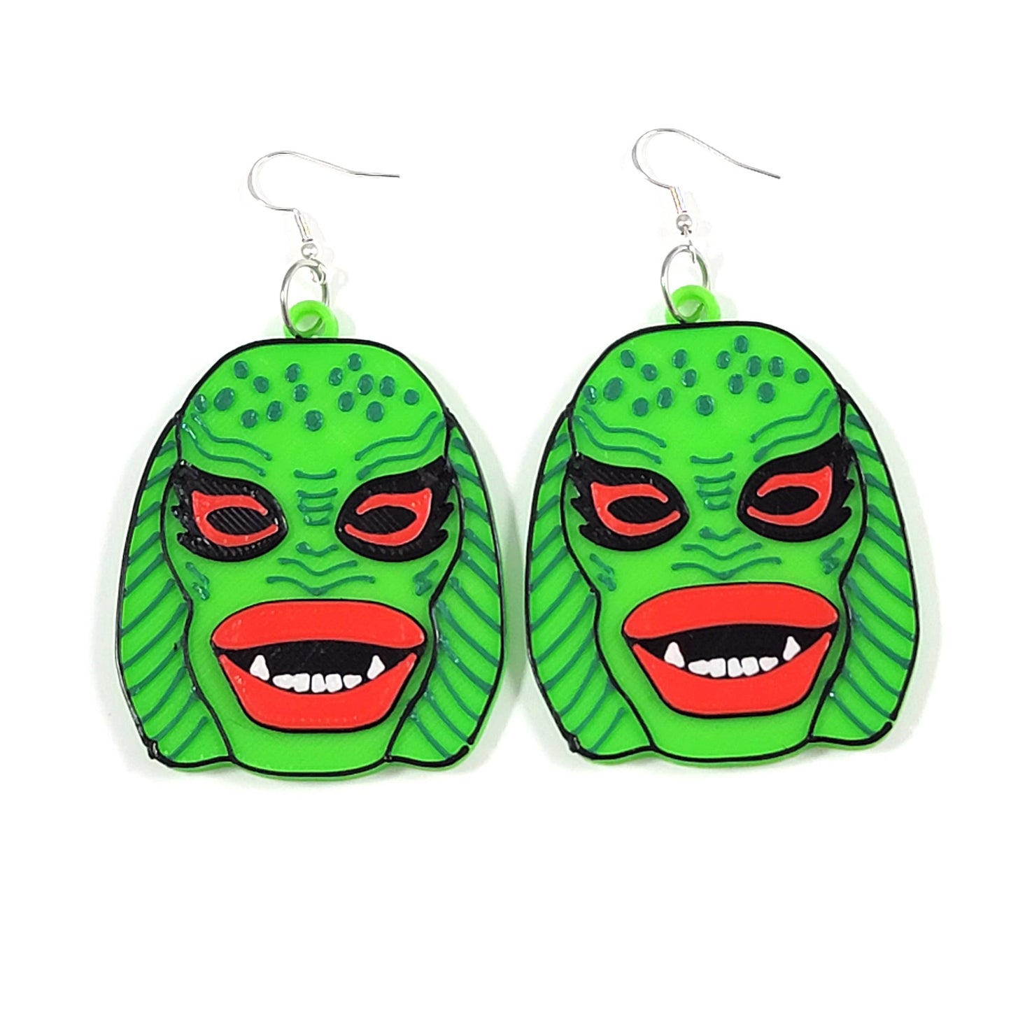 Creature Horror Monster Statement Dangle Earrings - Homeward Bound Goods