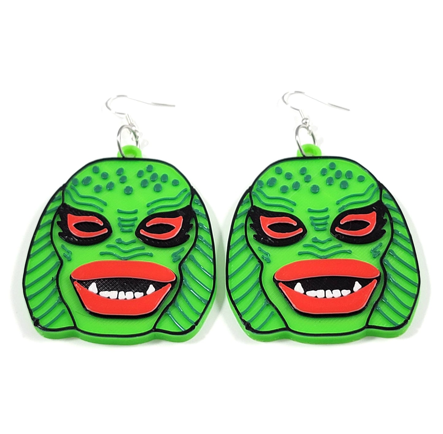 Creature Horror Monster Statement Dangle Earrings - Homeward Bound Goods