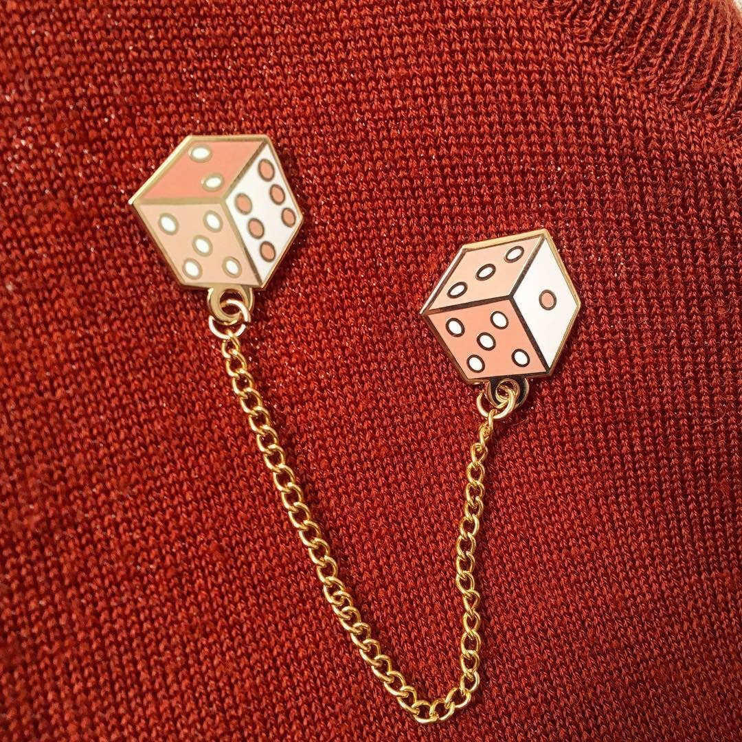 Dice Pins Enamel Pin - Homeward Bound Goods
