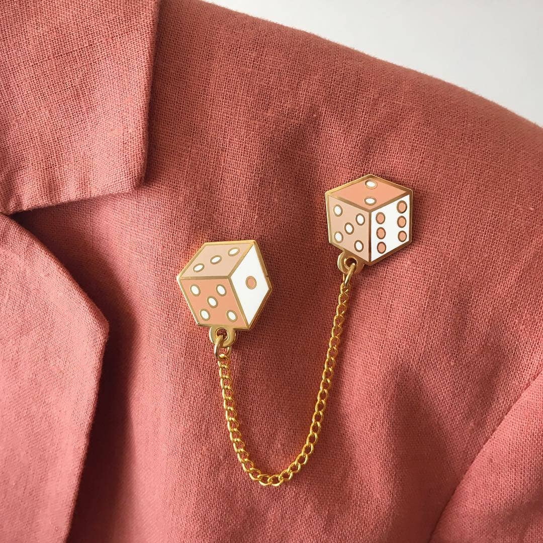 Dice Pins Enamel Pin - Homeward Bound Goods