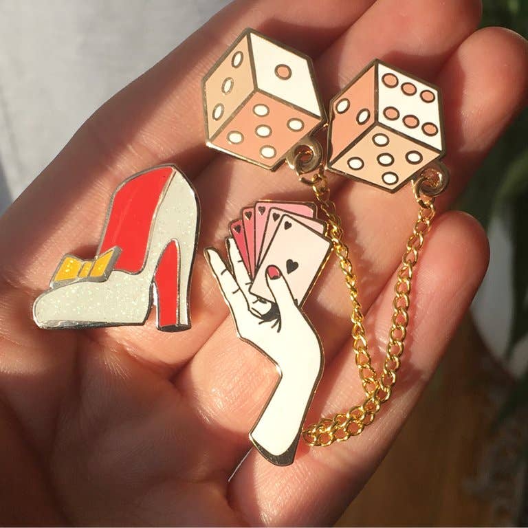Dice Pins Enamel Pin - Homeward Bound Goods