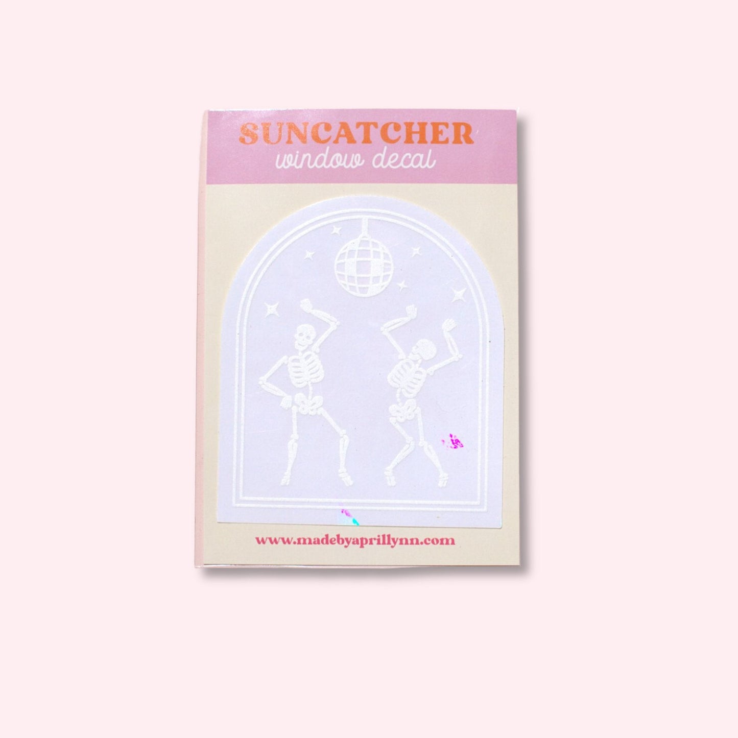 Disco Skeleton Suncatcher Decal - Homeward Bound Goods