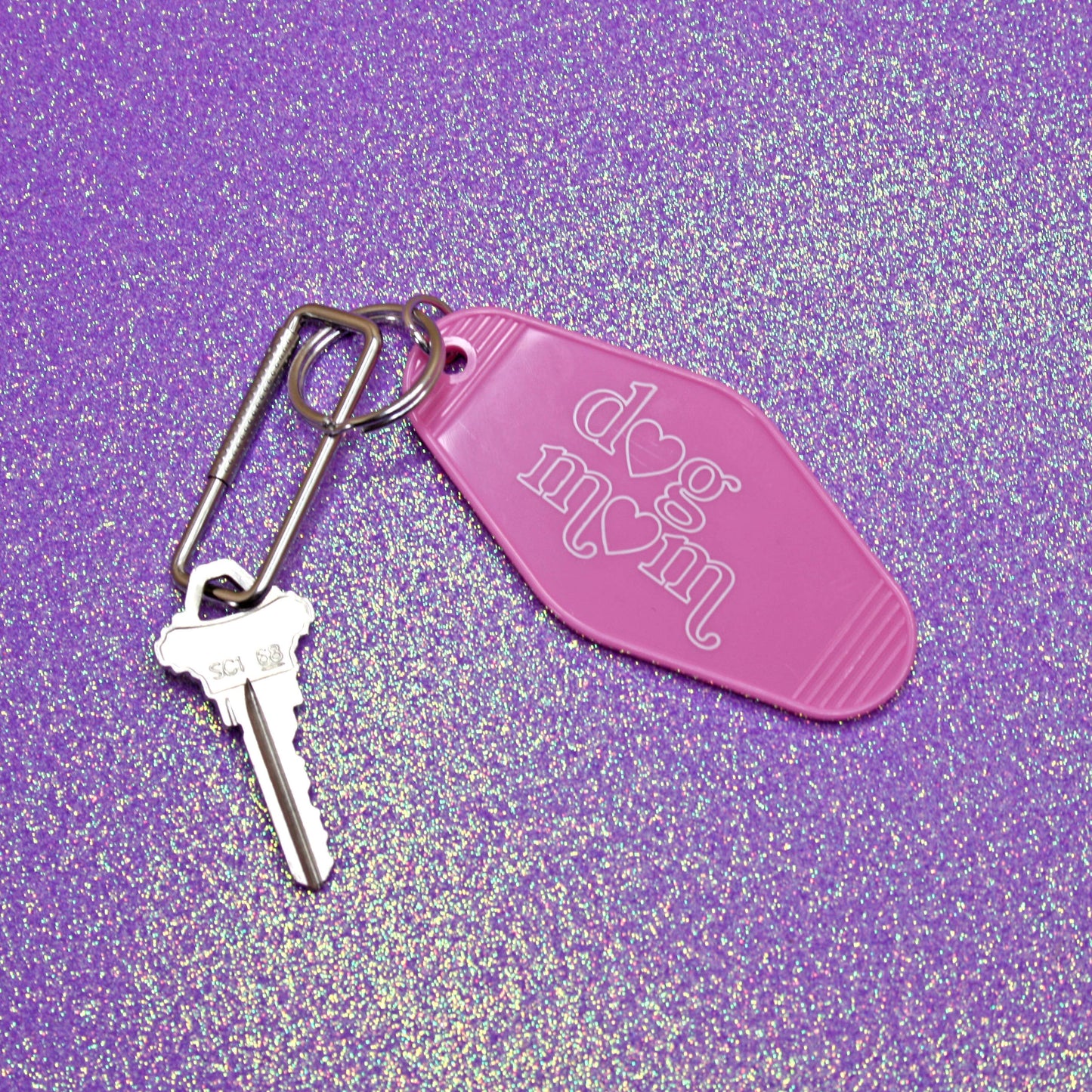 Dog Mom Motel Keychain - Homeward Bound Goods