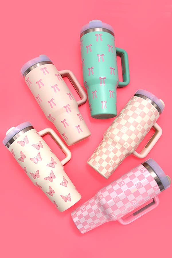Coquette Pink Stainless Steel Tumblers