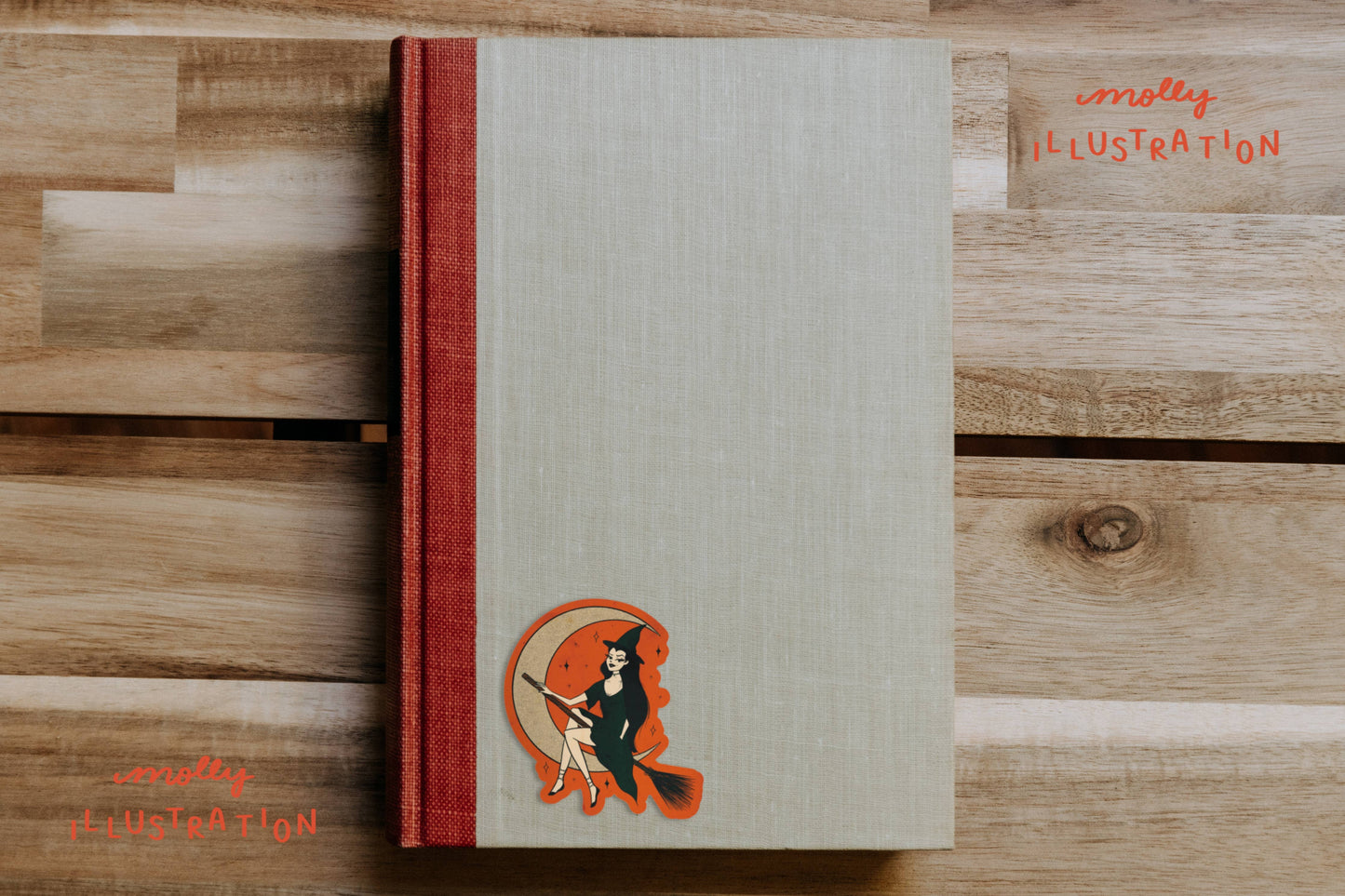Season of the Witch Retro Style Halloween Vinyl Sticker