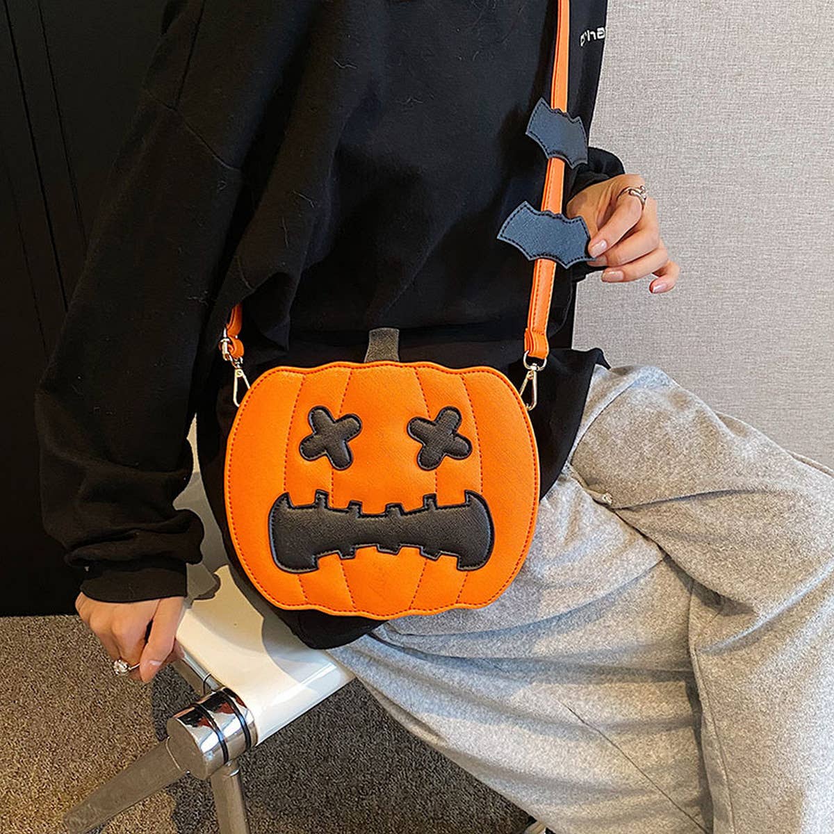 Pumpkin Halloween Shoulder Crossbody Bag