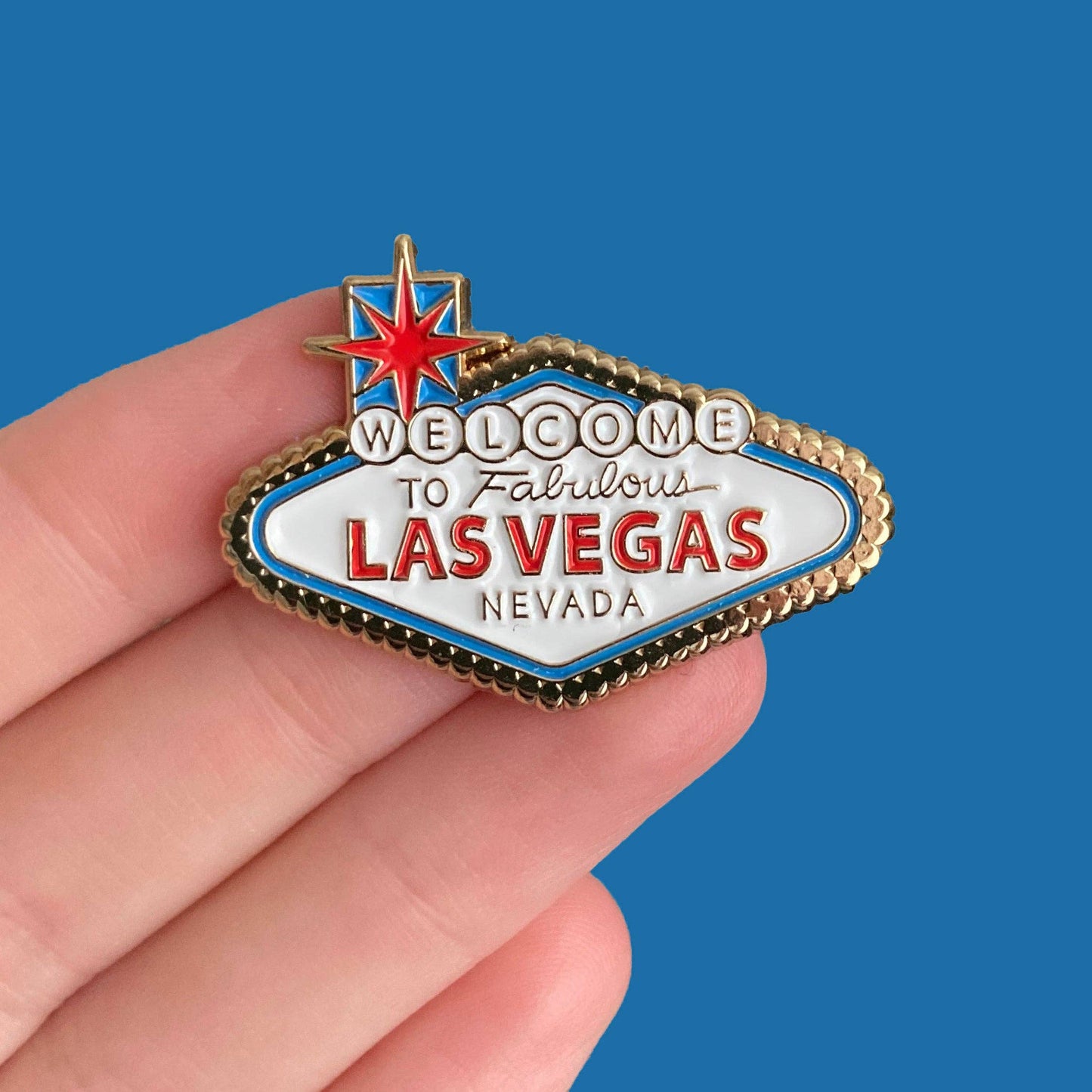 Welcome To Las Vegas Sign Enamel Pin