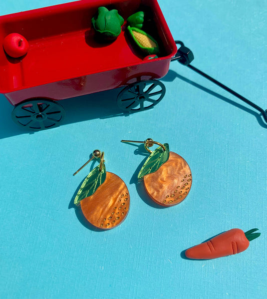 Mini Oranges Earrings