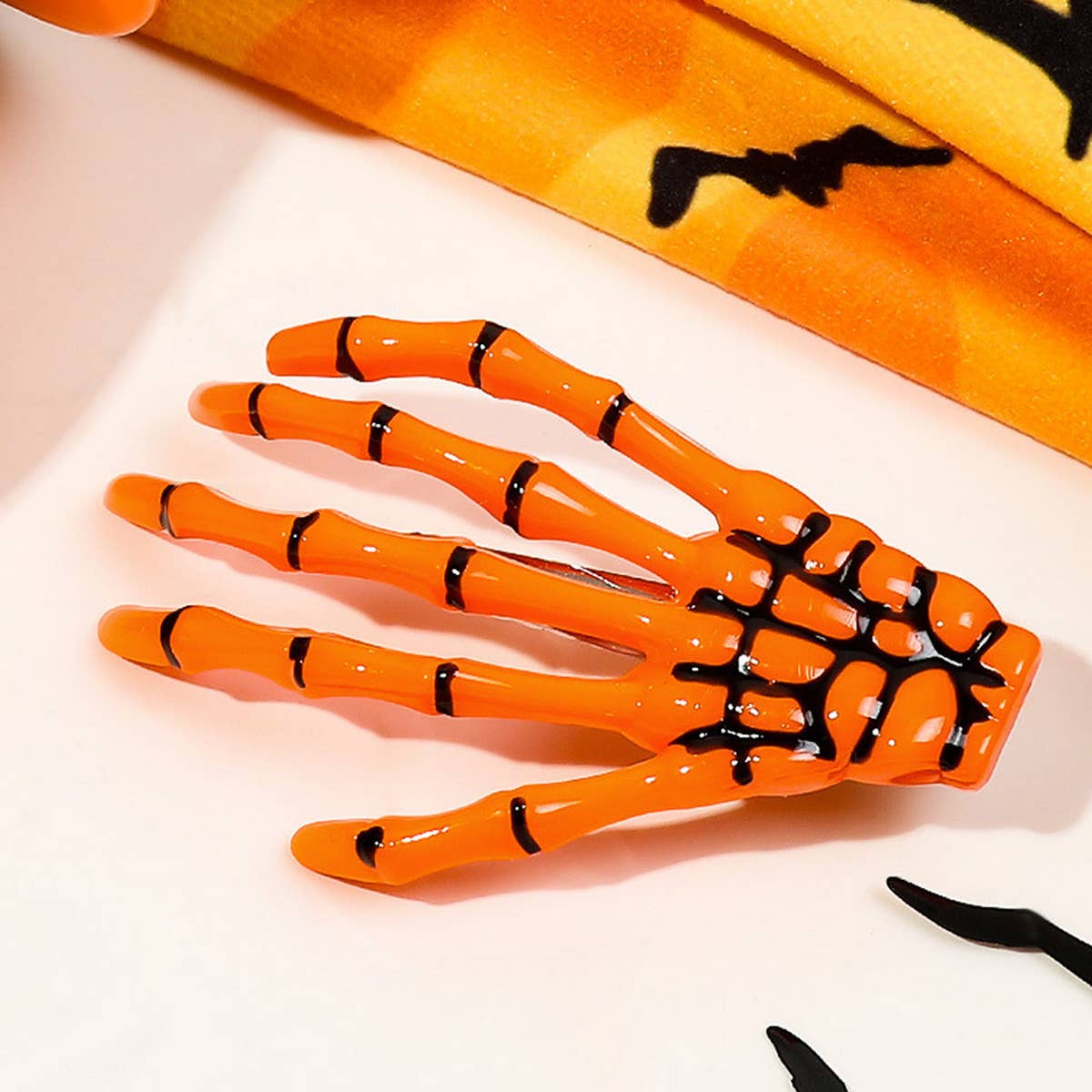 Skeleton Hand Halloween Hair Clip